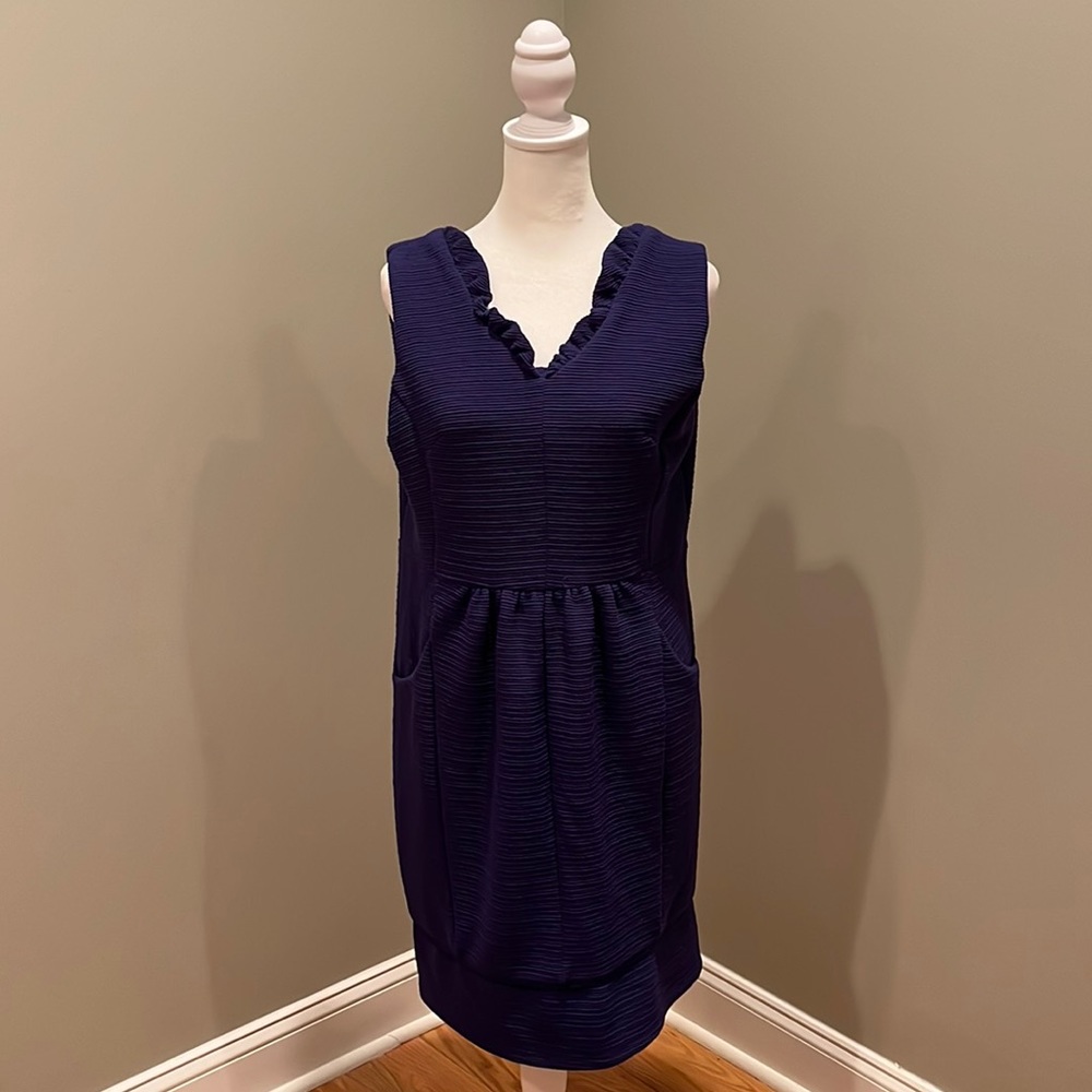 Maeve Navy Sleeveless Dress